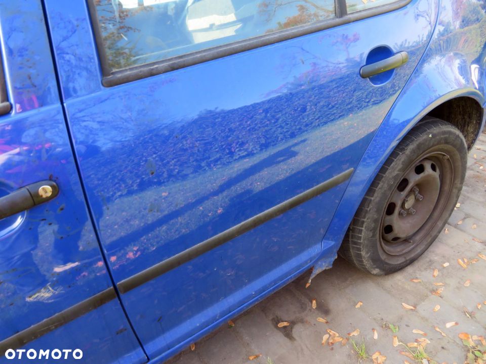 DRZWI TYLNE LEWE GOLF IV 5D HB LA5C 1J6833055F NIEBIESKI VOLKSWAGEN 1997-2006 - 2