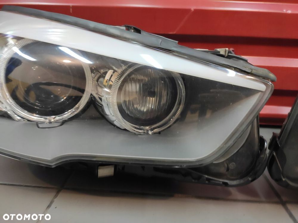 BMW 5 GT F07 LAMPA LEWA PRAWA PRZÓD LAMPY PRZEDNIE KPL SKRĘTNE XENON UK - 5