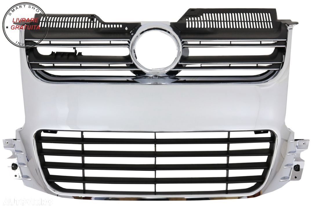Grila Centrala VW Golf 5 V (2003-2009) R32 Design Crom- livrare gratuita - 1