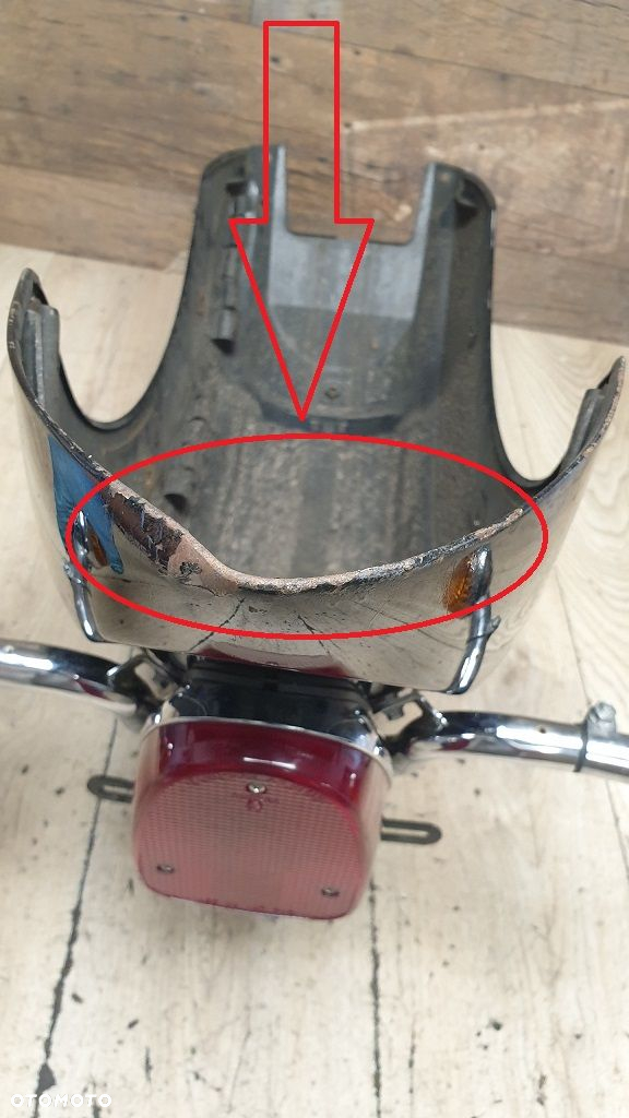 Błotnik tył lampa kierunkowskazy Yamaha XVS1100 Drag Star Classic - 16