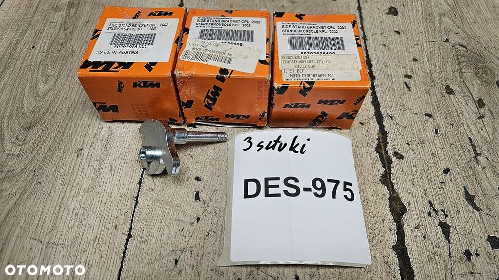 Uchwyt mocowanie stopki KTM 125 200 250 300 380 400 450 525  50303026100 - 1