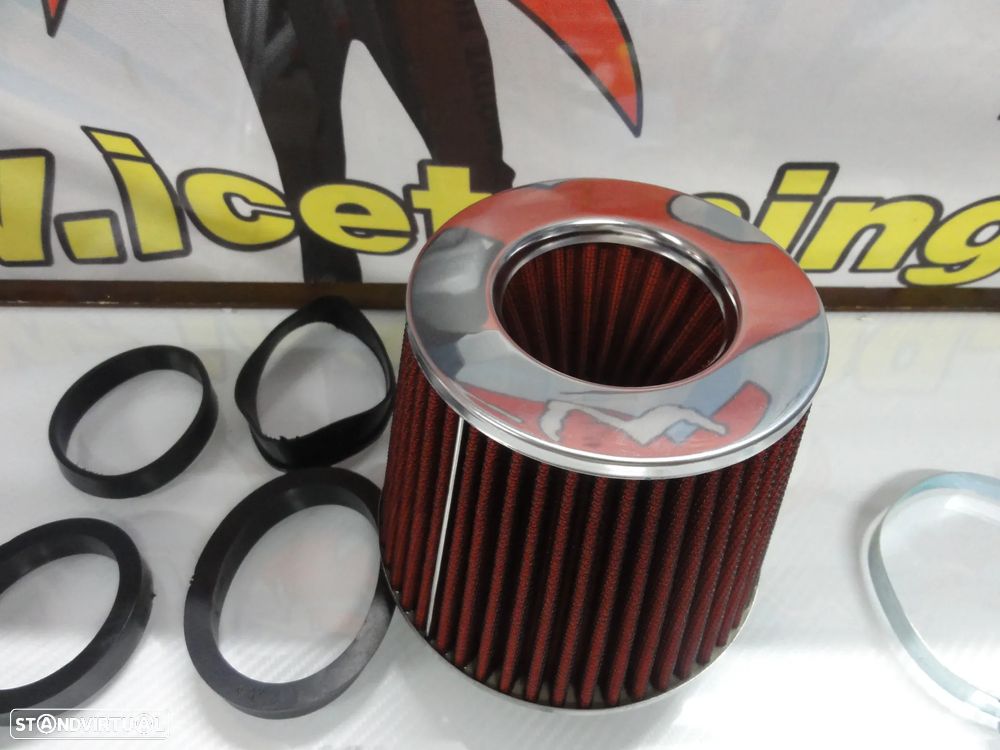 Filtro de ar universal com 60,70,76,84 E 90mm - 5