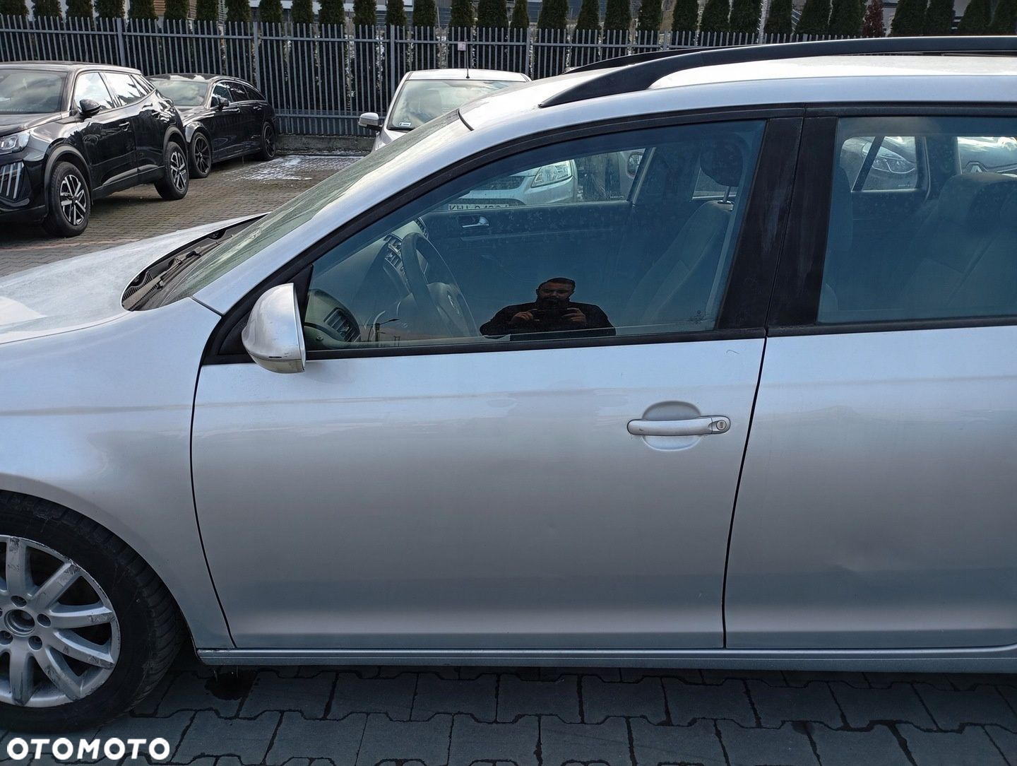 VOLKSWAGEN VW GOLF 5 V 1K KOMBI JETTA DRZWI PRZÓD LEWE SREBRNE LA7W - 2