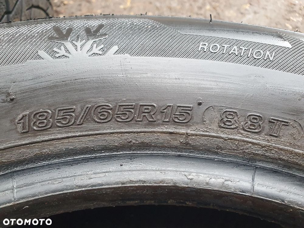 2X DAYTON DW510 185/65R15 OPONA ZIMOWA ZIMÓWKI 2015R 7.0 MM JAK NOWE - 4