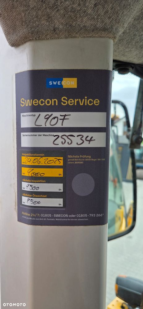 Volvo <<Volvo L90F, tylko 9400Mtg oryginał! Serwis Volvo Niemcy! Waga! sprowadzona>> - 38