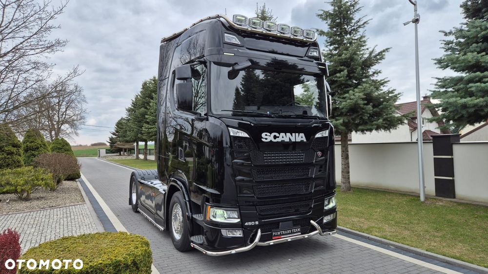 Scania ///S450///2021///RETARDER/// FULL LED///ALUMINIOWE FELGI/// ZABUDOWY MIĘDZYOSIOWE/// ORUROWANIE///DUŻE ZBIORNIKI/// WYŚWIETLACZ OBCIĄŻENIA/// NAWIGACJA///STAN BARDZO DOBRY - 10