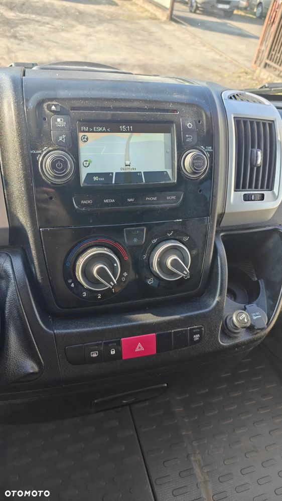 Fiat Ducato  Brygadówka 7 osób L3H2 klimatyzacja nawigacja ledy hak kamera cofania DOKA - 17