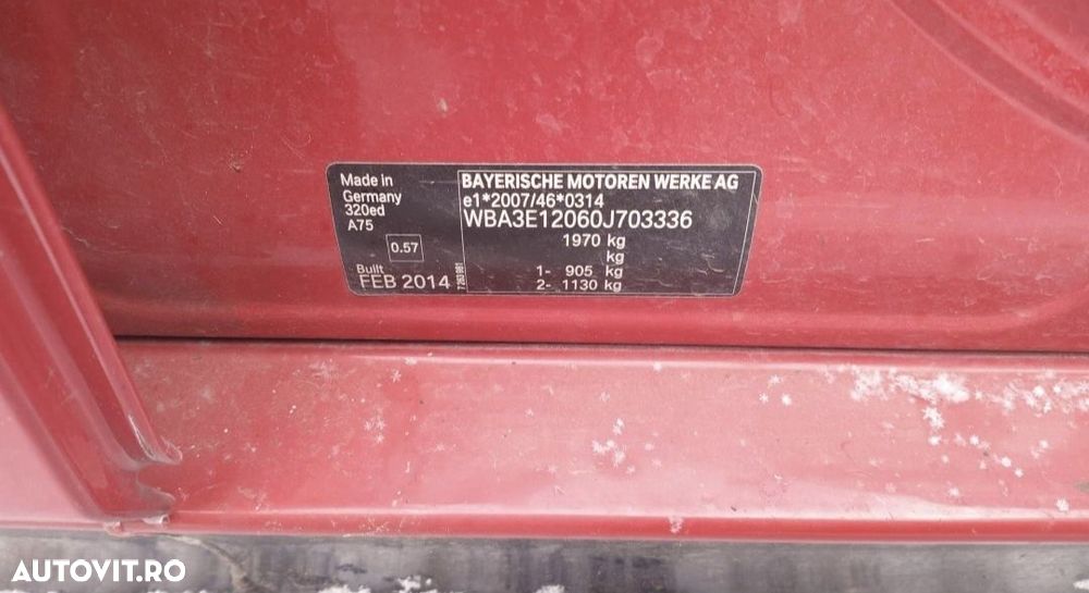 Portiera stanga spate bmw seria 3 F30 Cod culoare A75 - 2