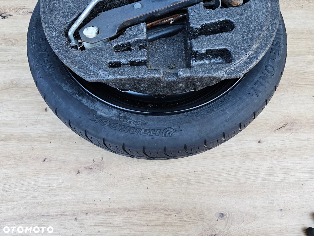 KOŁO DOJAZDOWE ZAPAS ZESTAW LEWAREK VOLKSWAGEN GOLF PASSAT JETTA CADDY SHARAN 16 CALI 5x112 ET25,5 - 3