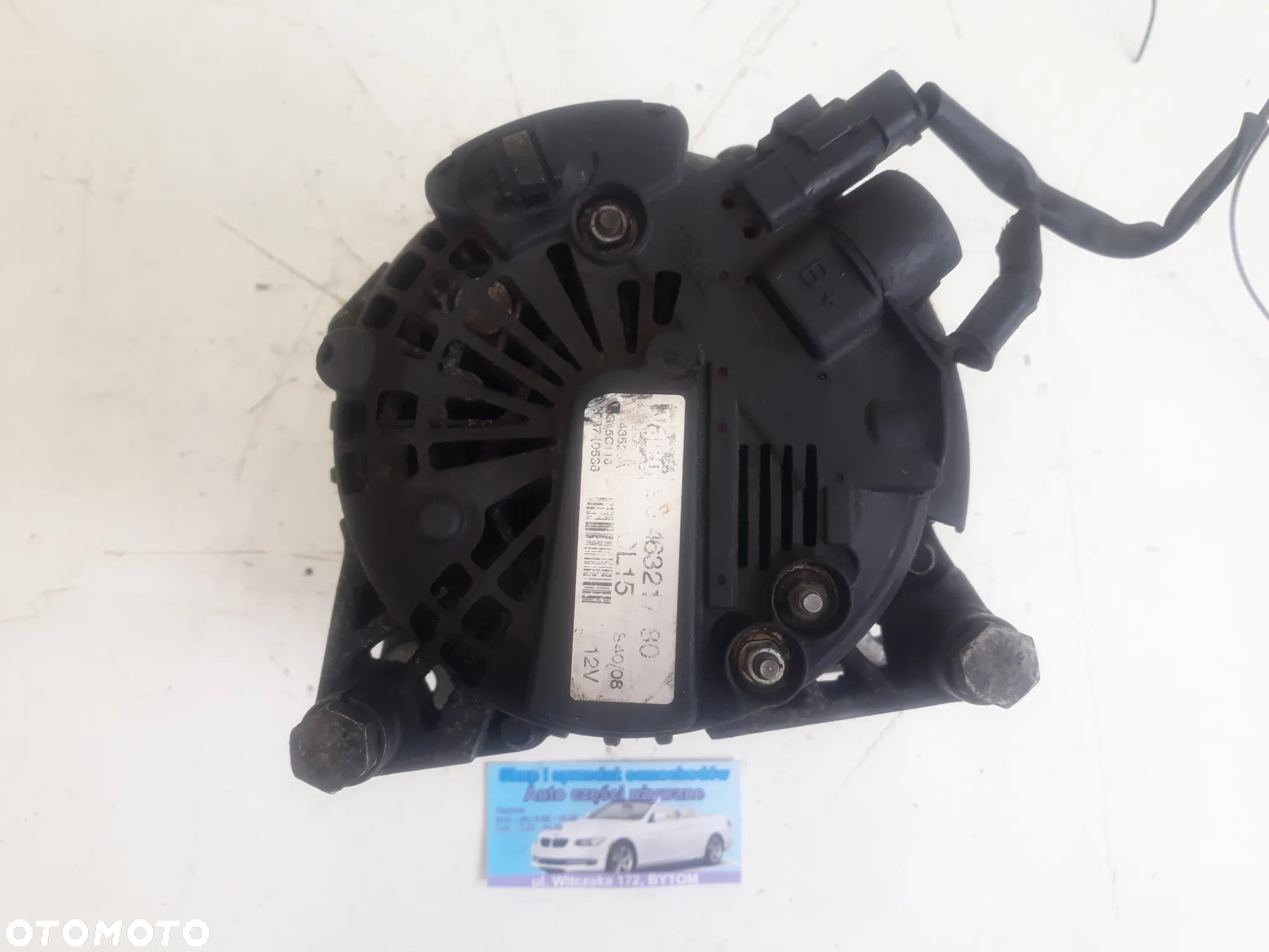ALTERNATOR CITROEN C4 GRAND PICASSO 1,6 HDI  2008r VALEO 9646321780 - 3