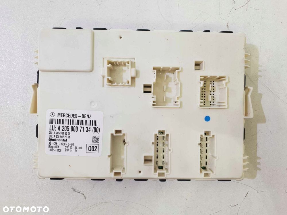 MERCEDES W205 MODUŁ STEROWNIK SZYBERDACHU A2059007134 - 1