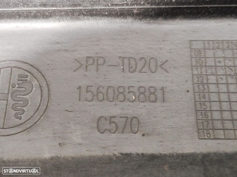 Parachoques traseiro trás original Alfa Romeo Giulietta 940 com sensores de estacionamento - 9