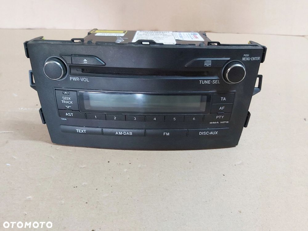 Toyota Auris I Lift Radio CD WMA - 1