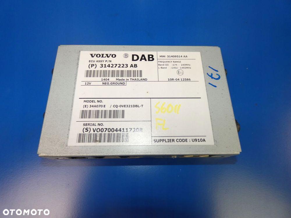 VOLVO S60 II V60 MODUŁ DAB TUNER RADIA - 1