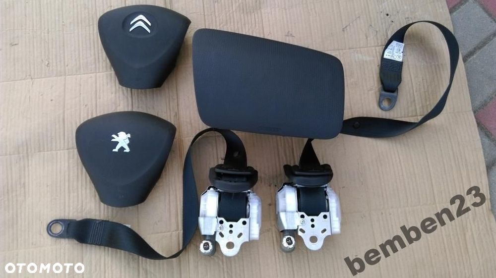 CITROEN C1 PEUGEOT 107 AIRBAG PODUSZKI PASY LIFT