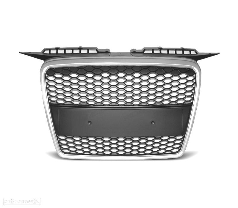 GRELHA FRONTAL COLMEIA AUDI A3 05-08 FRISO CROMADO - 2