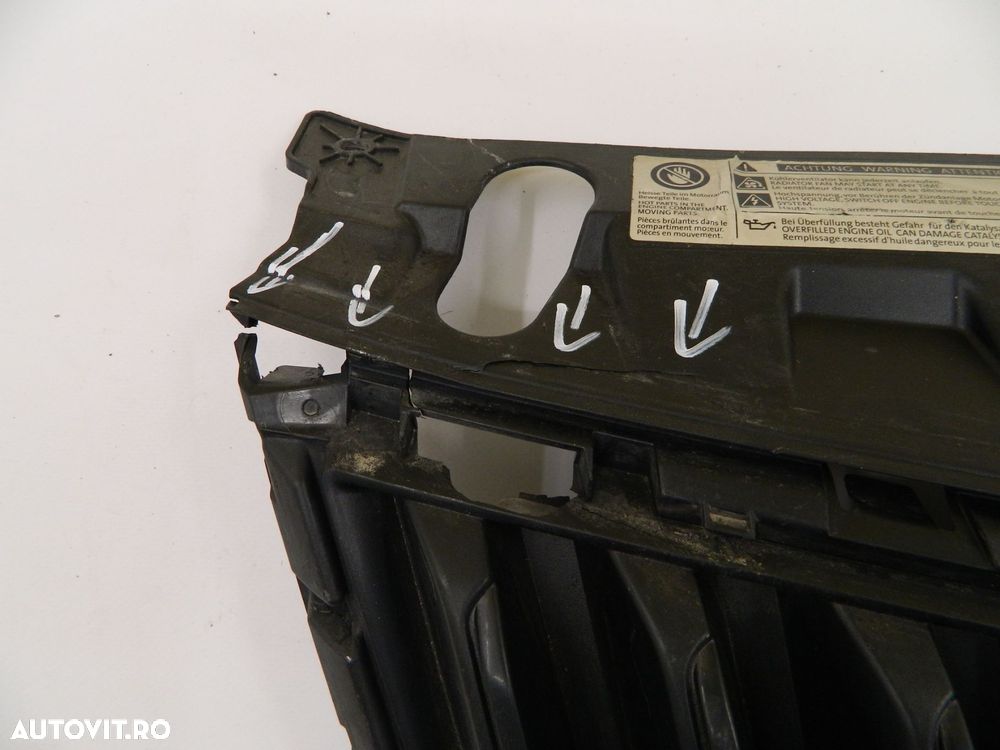 Grila radiator Skoda Octavia Facelift 2017, 2018, 2019, 2020, 5E0852653A. - 5