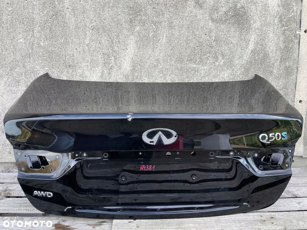 KLAPA BAGAZNIKA TYL TYLNA INFINITI Q50 Q50S LADNA - 1