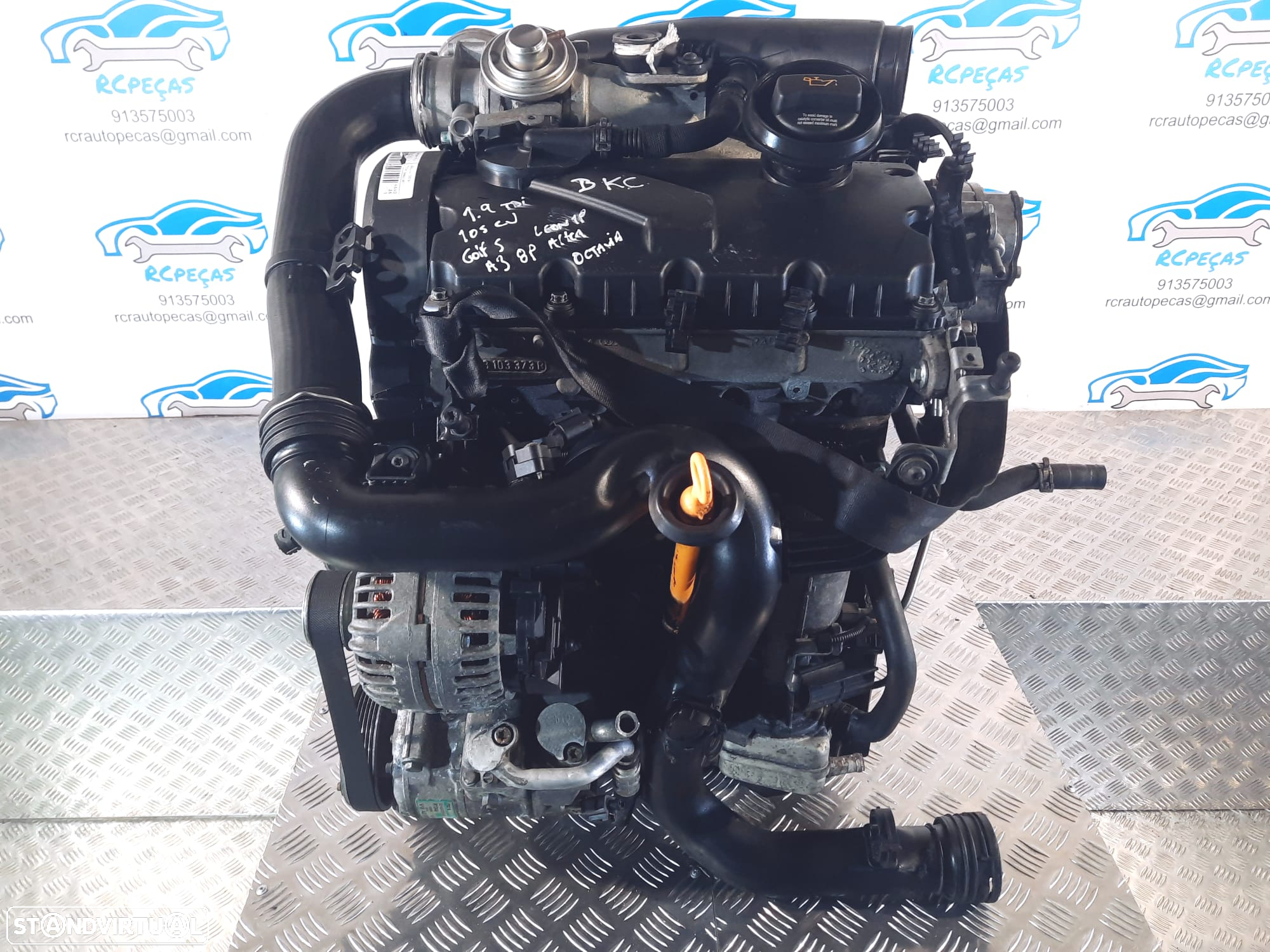MOTOR COMPLETO 1.9 TDI 8V 105CV BKC - 4