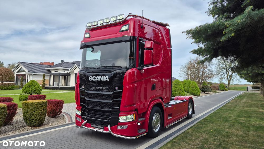 Scania SCANIA///S460///2023///RETARDER///NOWE OPONY///ALUFELGI/// KLIMATYZACJA POSTOJOWA/// NAWIGACJA///WYŚWIETLACZ OBCIĄŻENIA///ZABUDOWY MIĘDZYOSIOWE///PEDANTYCZNY STAN - 1