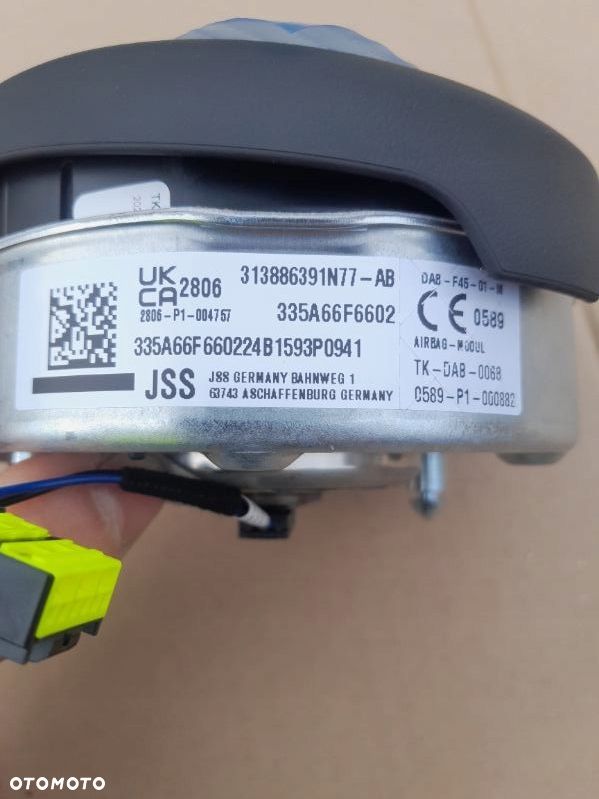 poduszka airbag kierowcy w kierownicę bmw f10 f20 f25 f30 m-pakiet lift - 5