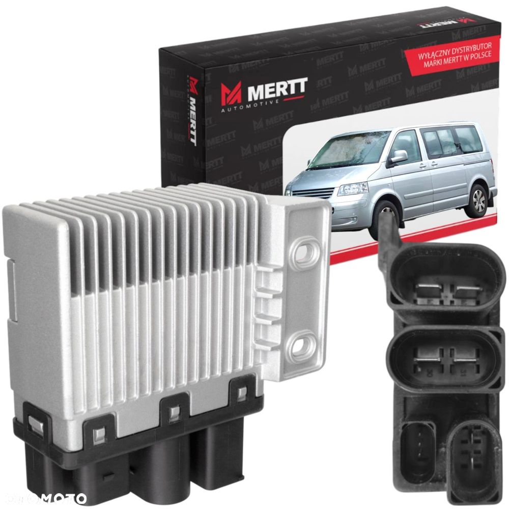 Sterownik Moduł Wentylatorów VW Multivan Transporter T5 1,9 2,5TDi 2003+ - 2