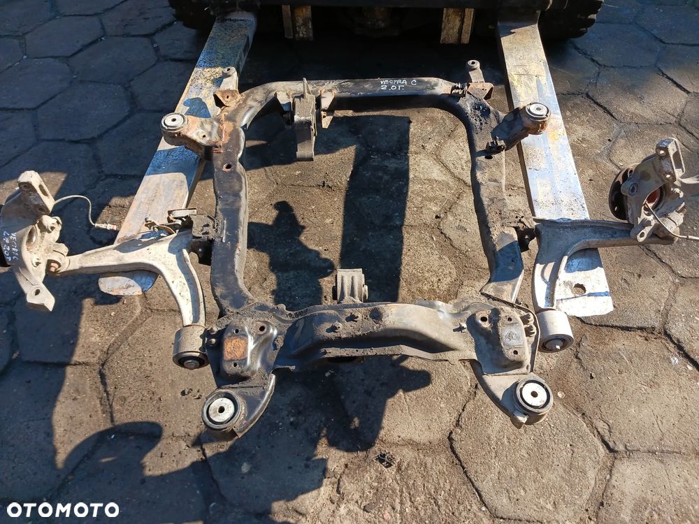 Wózek belka sanki przód Opel Vectra C Signum Saab 93 wachacz prawy lewy zwrotnica ZDROWE - 2
