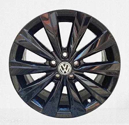 Felgi Alu 5x100 VW Polo 2G 16 Oryginał Czarne - 1