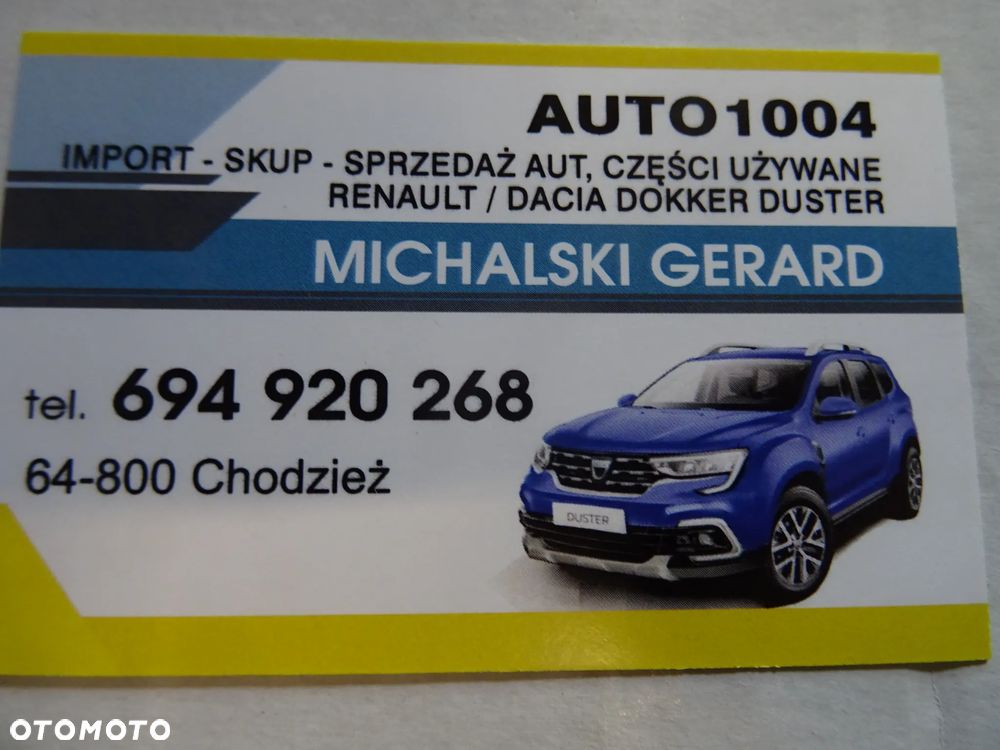 DACIA LODGY SZYBA KLAPA TYL TERPL KLAPA TYL DO RENOWACJI ZDERZAK TYLNY PDC CZESCI ROZNE - 9