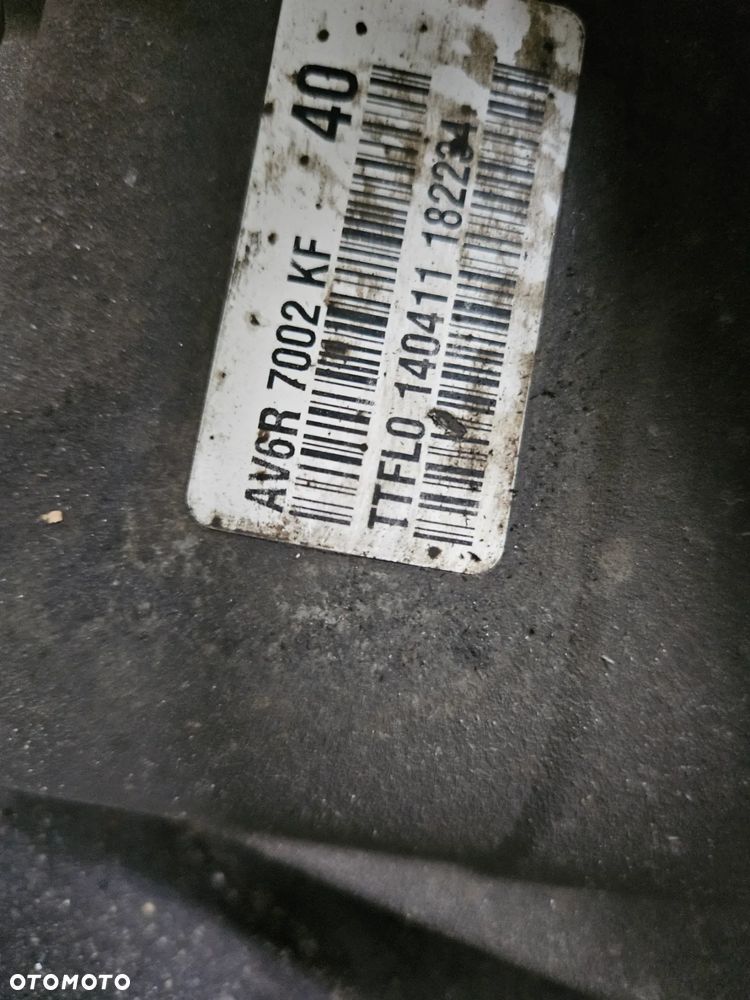 SKRZYNIA 1.6TDCI FORD AV6R-7002-KF RADOM MONTAŻ!!! - 2