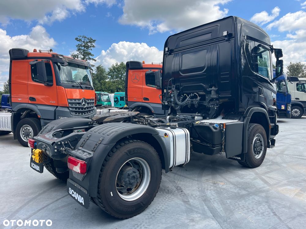 Scania G450 XT Nex Gen 4x4 stały napęd, skrzynia redukcyjna, biegi terenowe, kabina z łóżkiem, hydraulika do wywrotu, z Niemiec, opticruise ze sprzęgłem SCANIA 4x4 XT G450 ciągnik (nie Mercedes AROCS Volvo Man itp) - 15