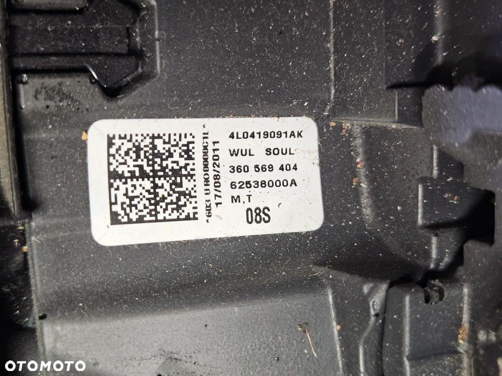 AUDI Q7 4L LIFT 09-15R KIEROWNICA CZARNA SKORA MULTIFUNKCJA LOPATKI 4L0419091AK 4L0419091 AK - 7