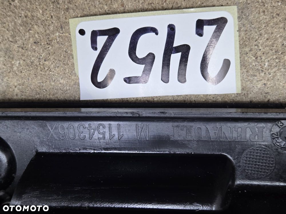 Renault Zoe M1154306X kratka środkowa zderzaka przód przedni - 8