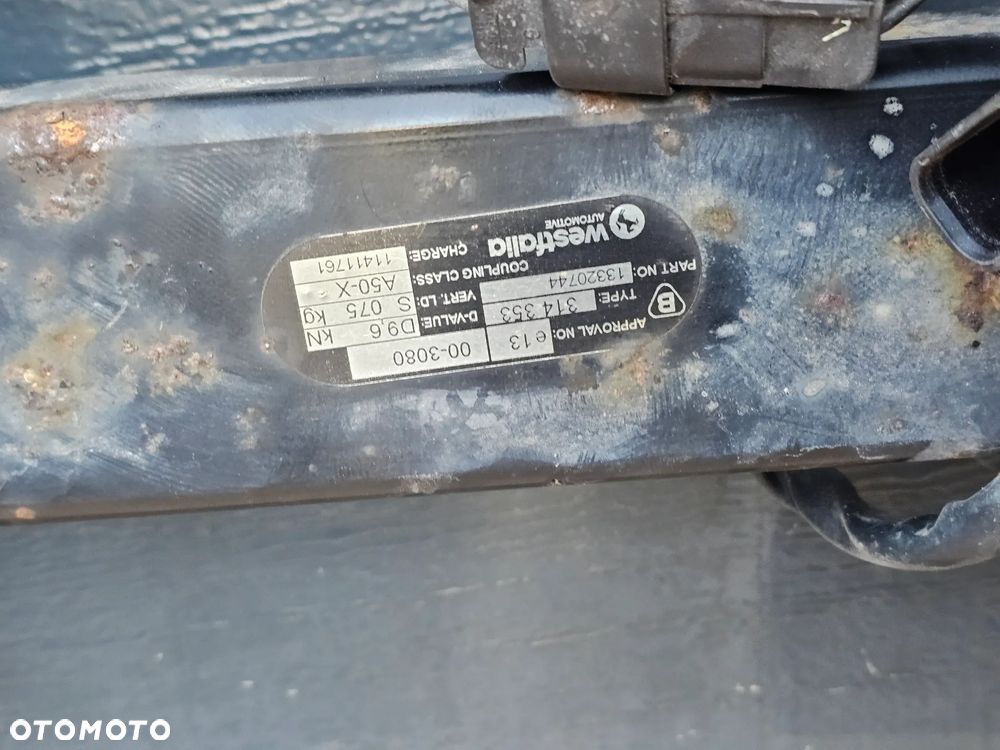 HAK HOLOWNICZY ODPINANY WIĄZKA MODUŁ 13 PIN OPEL ASTRA J KOMBI WESTFALIA ORYGINAŁ - 11
