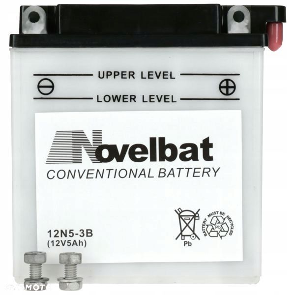 Akumulator Novelbat 12N5-3B 12V 5Ah 40A 12061130 P - 3