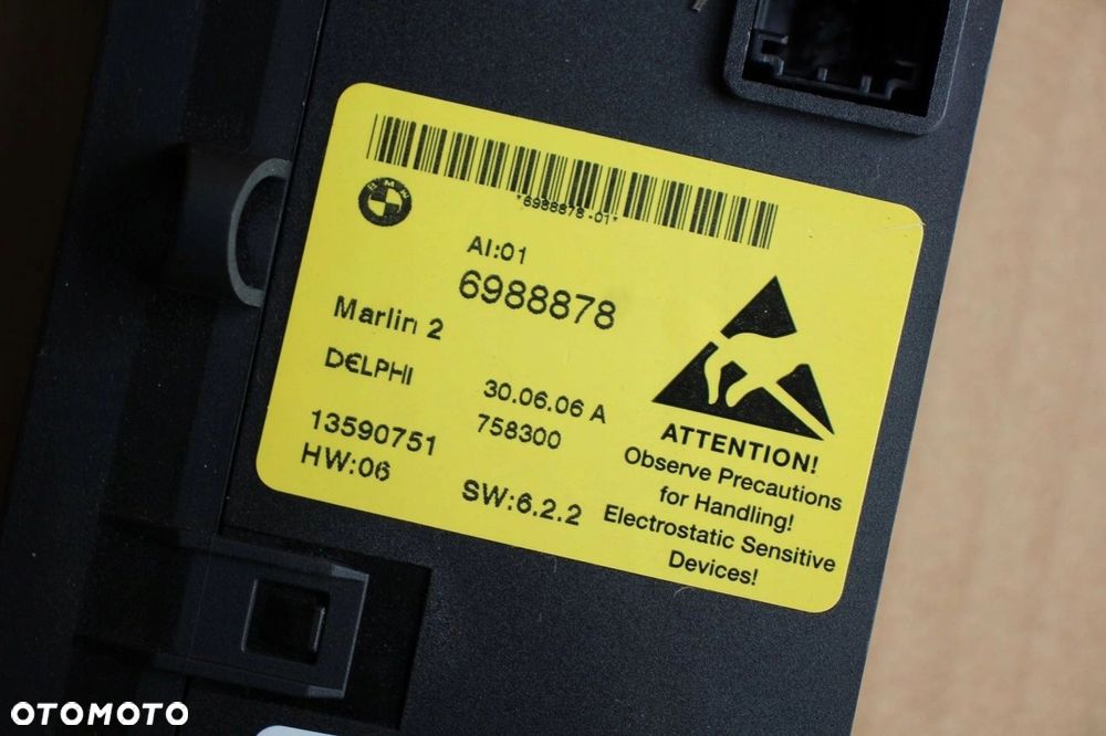 Panel przełącznik DTC PDC podgrzewania foteli BMW e63 e64 6988878 - 3