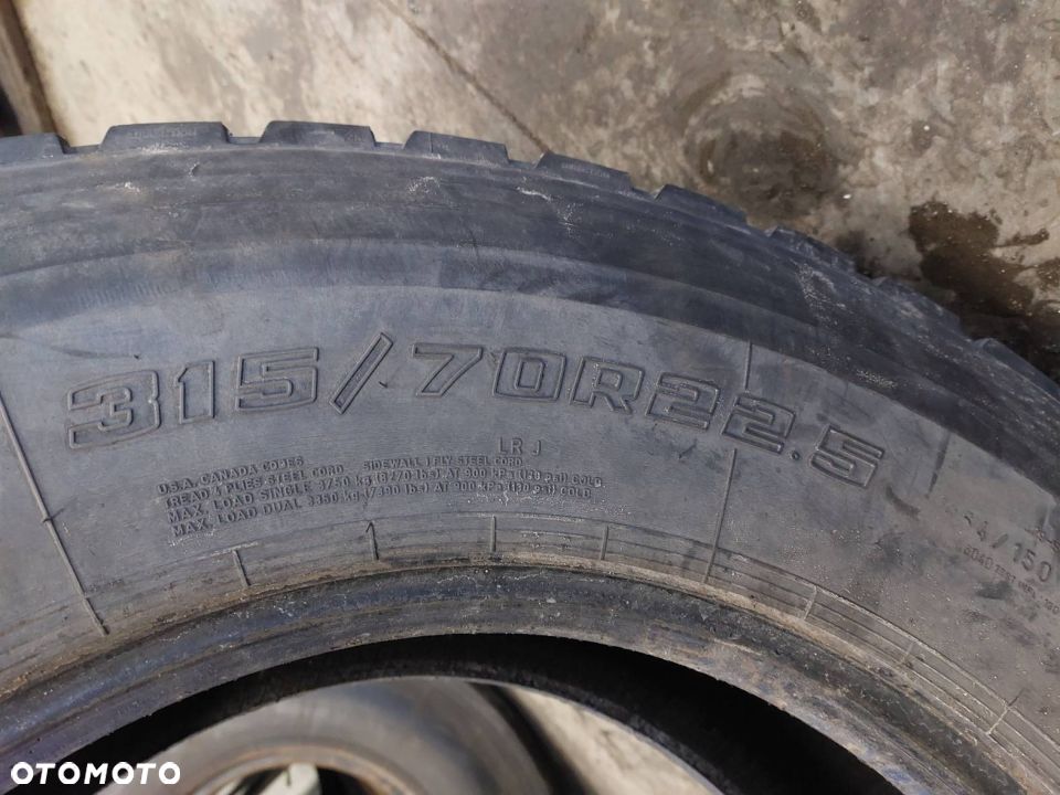 OPONA 1 SZT 315/70R22.5 2009R FULDA ECOFORCE - 4