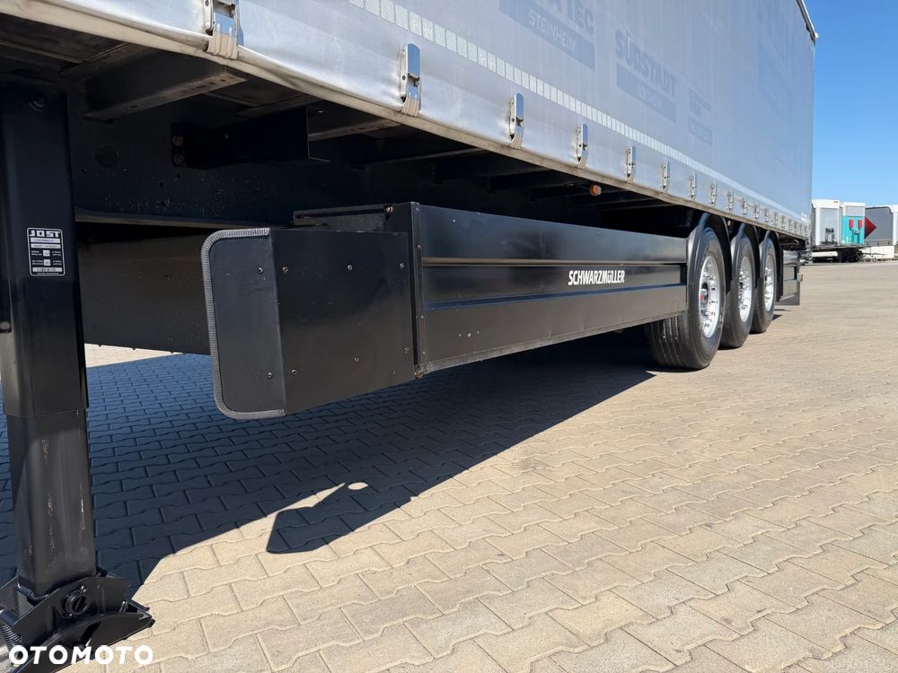 Schwarzmuller J-SERIE FIRANKA / STANDARD / OŚ PODNOSZONA / OSIE SAF / KOSZ NA PALETY / Z DE TYLKO 370 TYŚ KM - 9