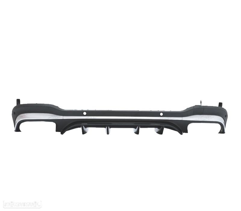 DIFUSOR MERCEDES GLC X253 AMG 15-18 LOOK GLC43 PRATEADO - 2