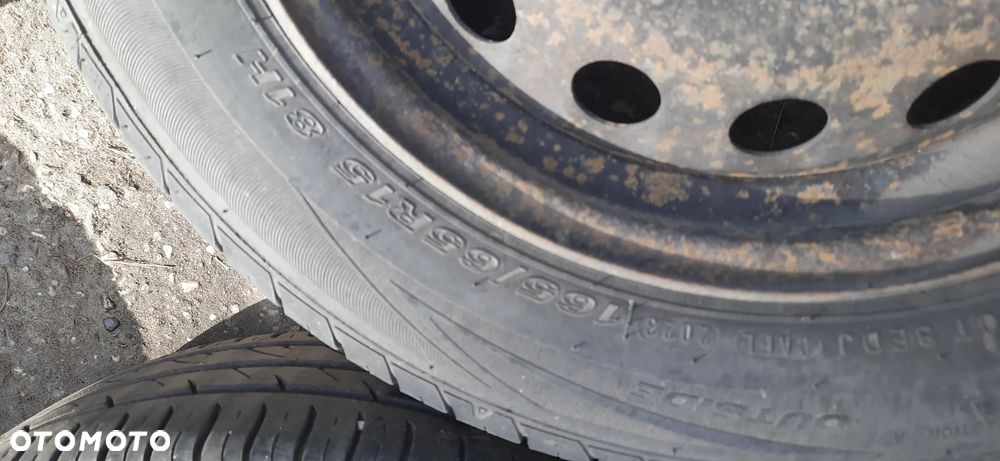 Koła Felga 4x100 Opona 165/65r15 z 2023r  15 RENAULT MODUS MEGANE SCENIC CLIO III DACIA LOGAN Dojazdówka zapas renault 4x100 - 6