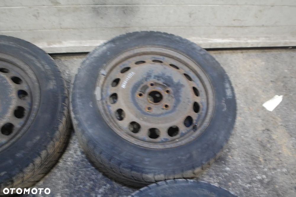 FELGI STALOWE + OPONY ZIMOWE 205/55R16 1K0601027A 5X112 ET50 6.5J SEAT LEON II VW SKODA AUDI - 3