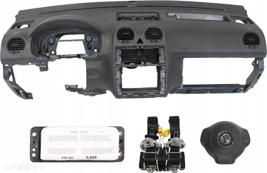 DESKA KONSOLA AIRBAG PASY VW CADDY III - 1