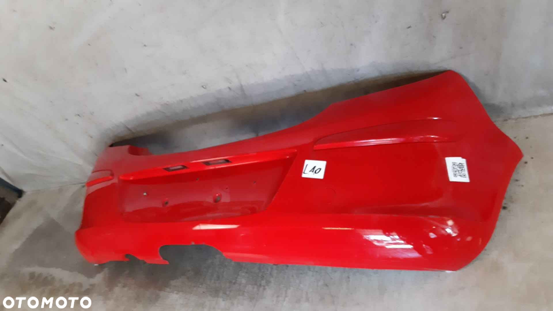 } ZDERZAK TYŁ TYLNY OPEL CORSA D Y547 CZERWONY 5D 5 DRZWI HB - 4