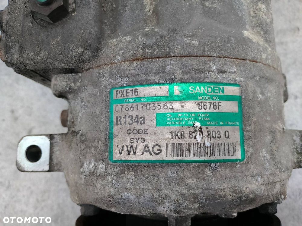 POMPA, SPRĘŻARKA KLIMATYZACJI VW GOLF PLUS I 1K0820803Q PXE16 1.9 TDI - 7