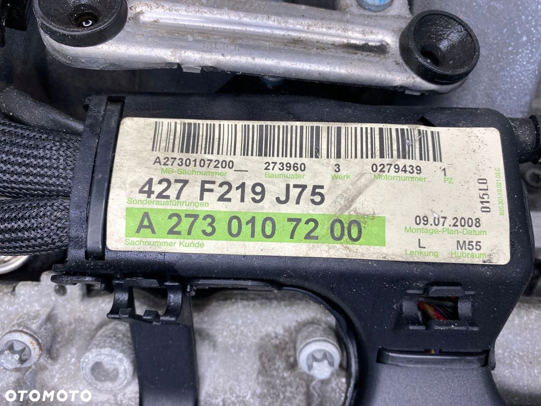 Silnik KOMPLETNY Mercedes CLS 500 C219 5.5 V8 273960 273.960 2008 rok - 6