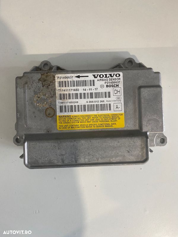 Calculator airbag SRS Volvo S60 V60 XC60 S80 XC70 V70 31406637 31658440 - 1