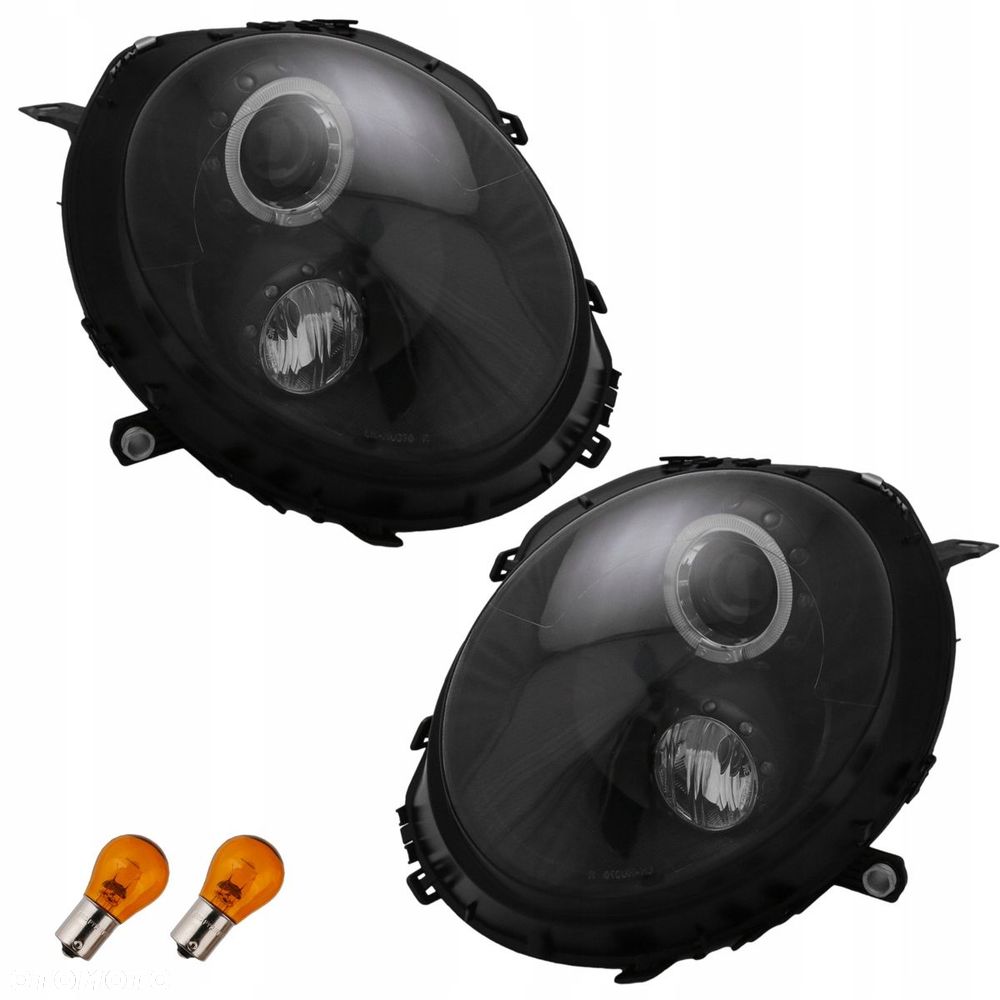 Reflektory Lampy kpl Soczewka + Led Tuning Mini Cooper r55 r56 r57 r58 r59 - 1