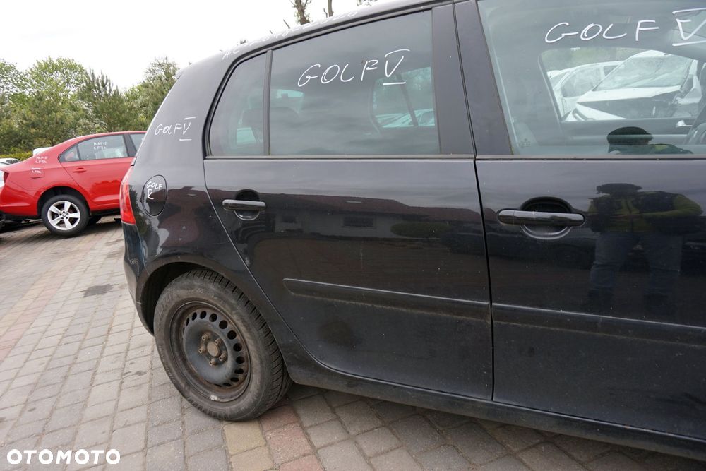DRZWI TYLNE PRAWE GOLF V 5D HB LC9Z  CZARNY VOLKSWAGEN 2003-2009 - 4