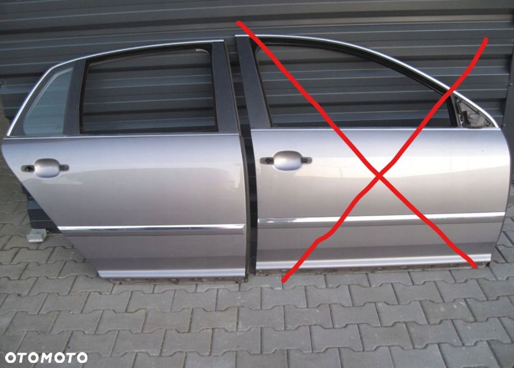VW PHAETON LIFT 10-18 DRZWI PRAWE TYŁ LK7S - 1