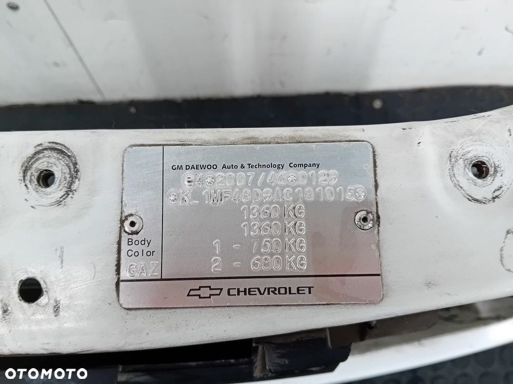 BELKA POD ZDERZAK PRZÓD CHEVROLET SPARK II 1.2 16V - 9